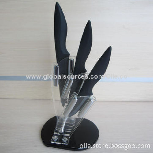 Rainbow Coated Ceramic Blade Knife Set